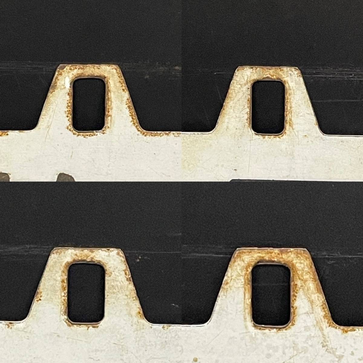 B256455(074)-136/MY10000　詳細不明　敦 賀 ⇔ 米 原　TSURUGA　MAIBARA　米 原 ⇔ 敦 賀　MAIBARA　TSURUGA　鉄道　プレート　全長約60㎝_9