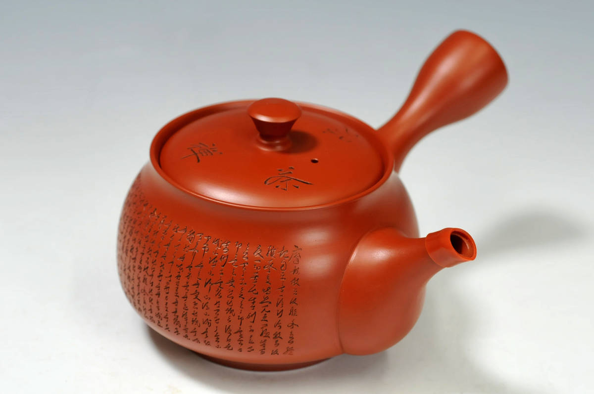 朱泥 -常滑焼 急須の中古品 2026年最新Yahoo!オークション 共箱 急須