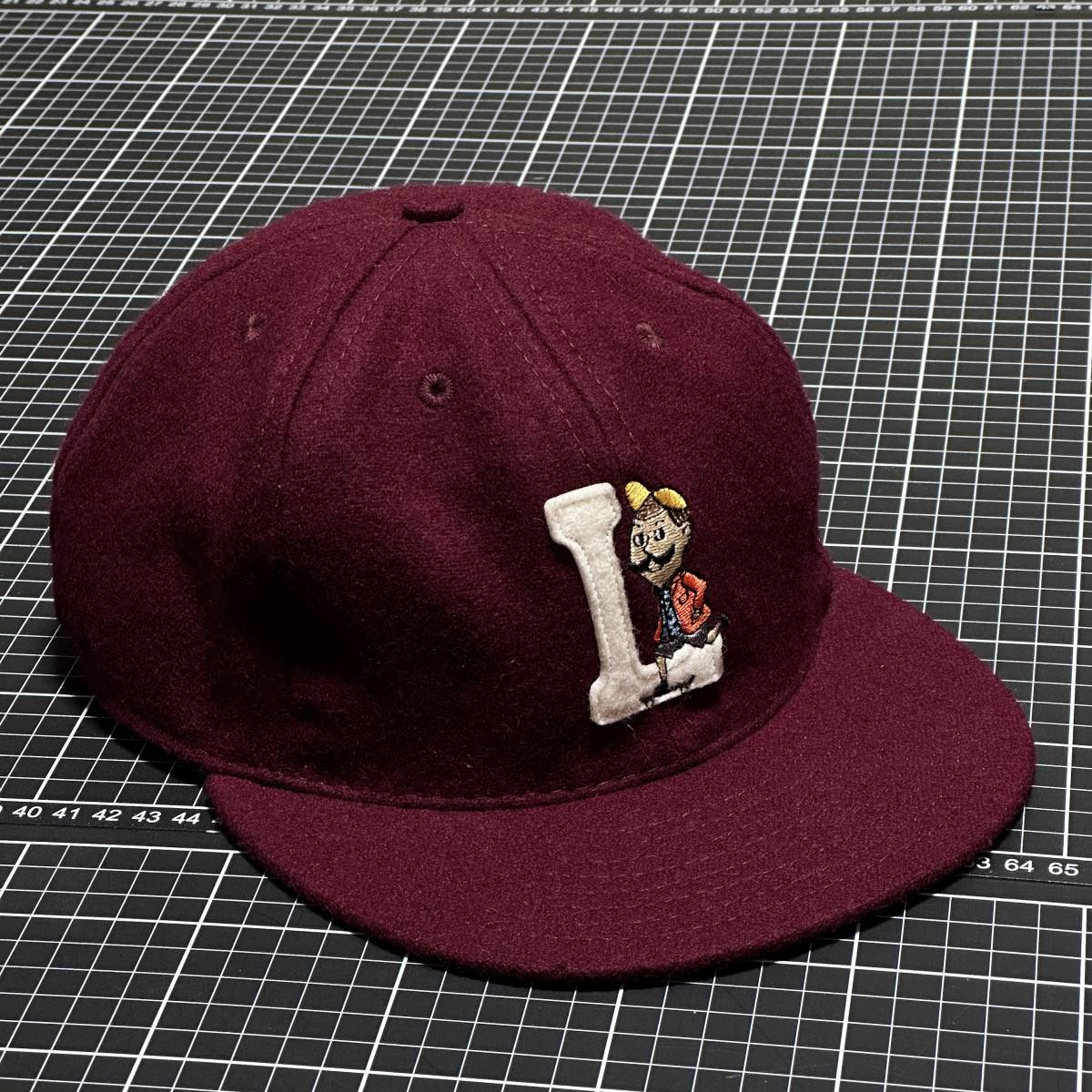 EBBETS『エベッツフィールドフランネルズ』FIELD FLANNELS USA製 ロゴ スケボー スケートボード キャップ 帽子