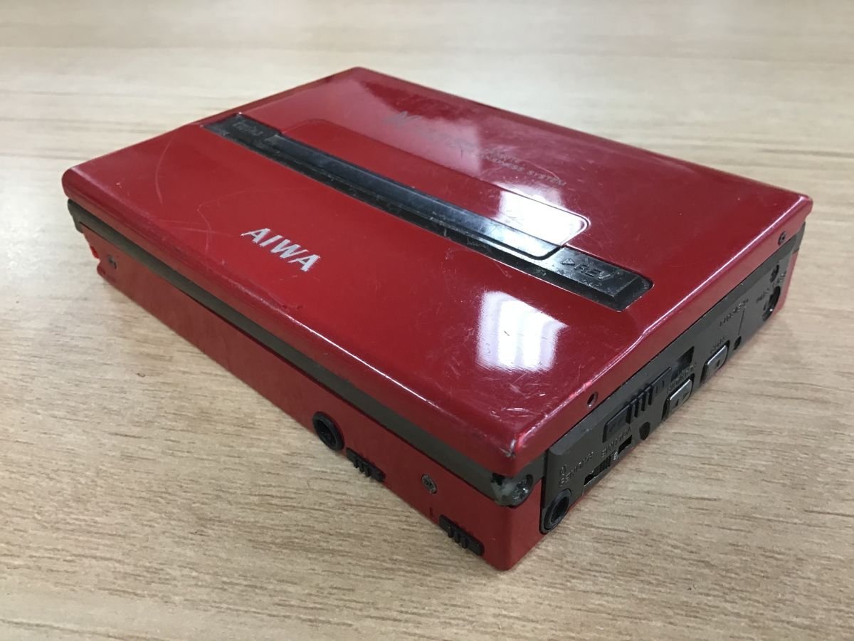 AIWA HS-P50 アイワ ポータブルカセットプレーヤー◇ジャンク品 [9052W 