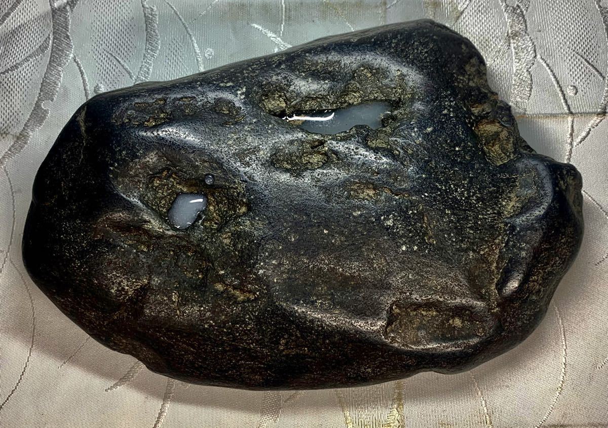 信濃美術石博物館】水石盆栽 八海山石 ウブ 横24×高7×奥行17(cm) 重量