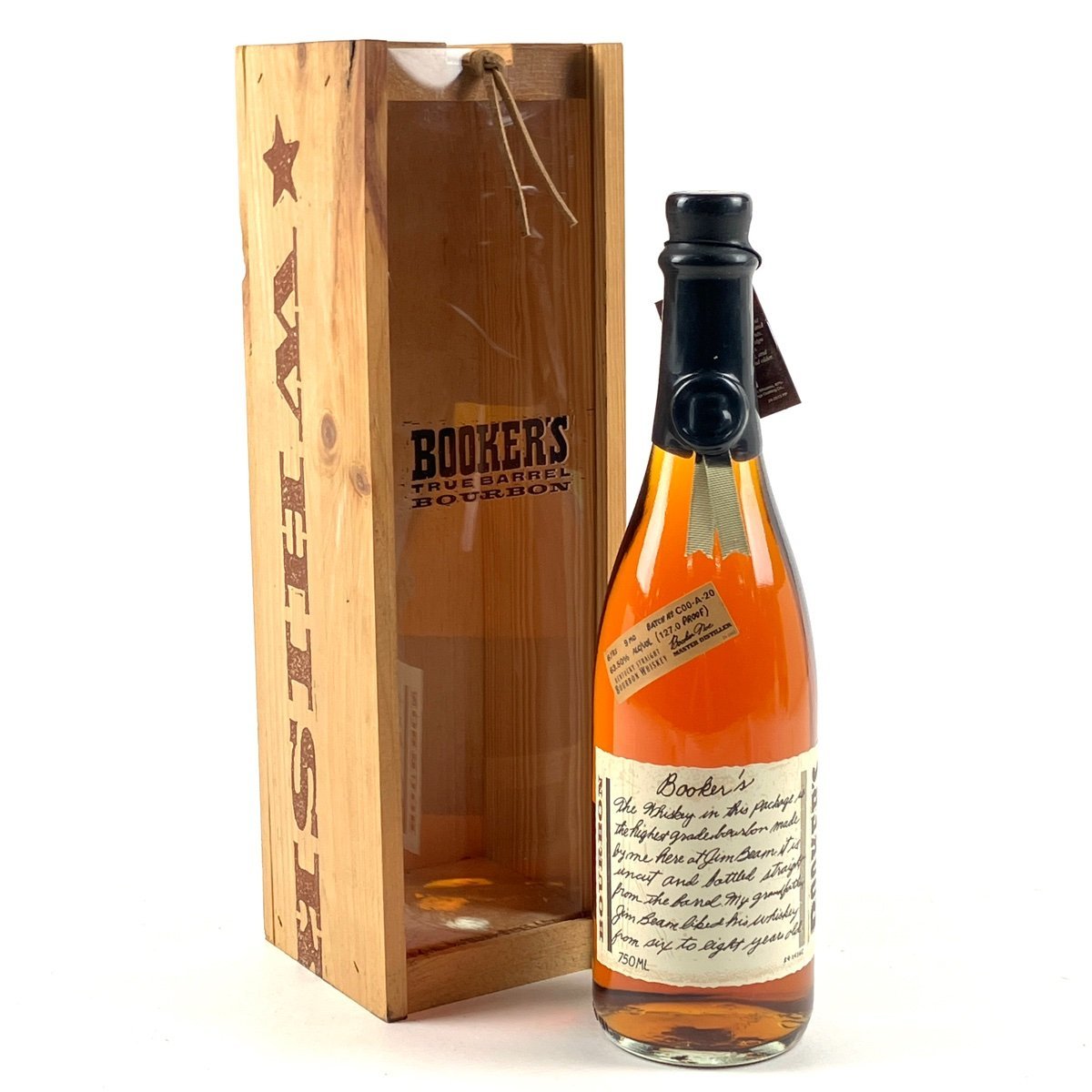 ブッカーズ ノエ ウイスキー 年代もの ブッカーズ Booker Noe's 6年 7ヶ月 750ml アメリカンウイスキー 【古