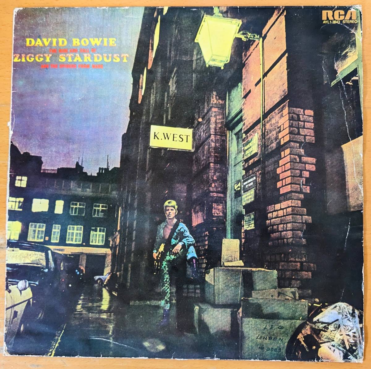 レコード 独LP David Bowie Ziggy Stardust ドイツ盤 ステレオ