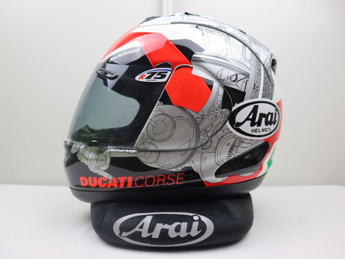 希少】ARAI アライ RX-7 RR5 GP DUCATI CORSE- DESMO L2 フルフェイス 