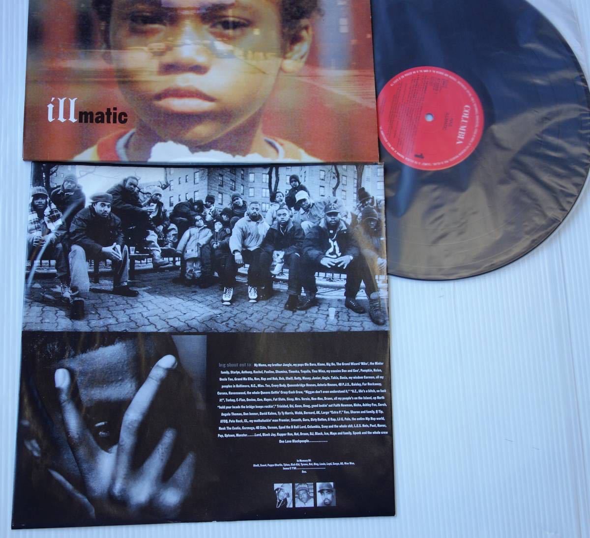 EU LP NAS ILLMATIC Columbia 475959 90'S HIPHOP名盤(ラップ、ヒップ