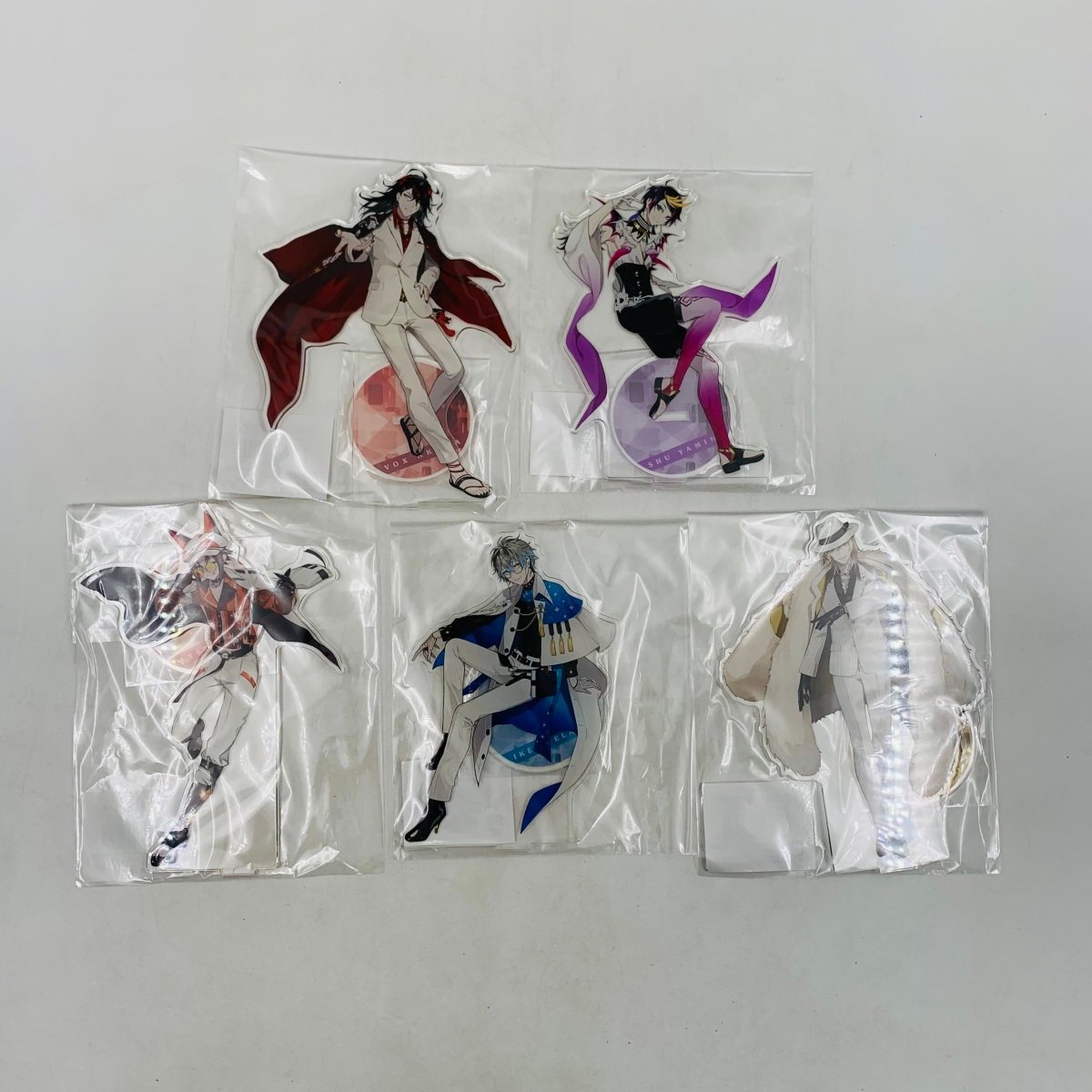 新品未開封 にじさんじ Luxiem AGF2022 アクリルスタンド 5種セット 闇ノシュウ アイク ヴォックス ルカ ミスタ