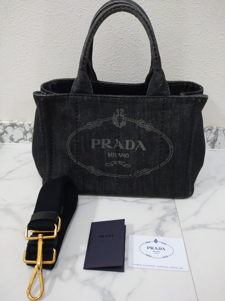 カナパ プラダ PRADA ハンドバッグ - レディース RICAMO CANAPA 