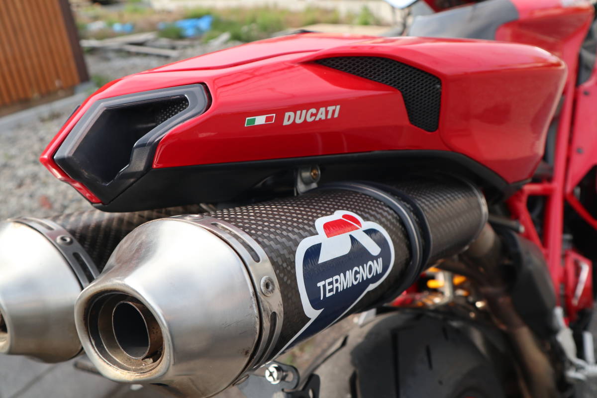 ちょい訳有】Ducati 1098s｜車検R7年6月迄｜テルミマフラー スリッパー 