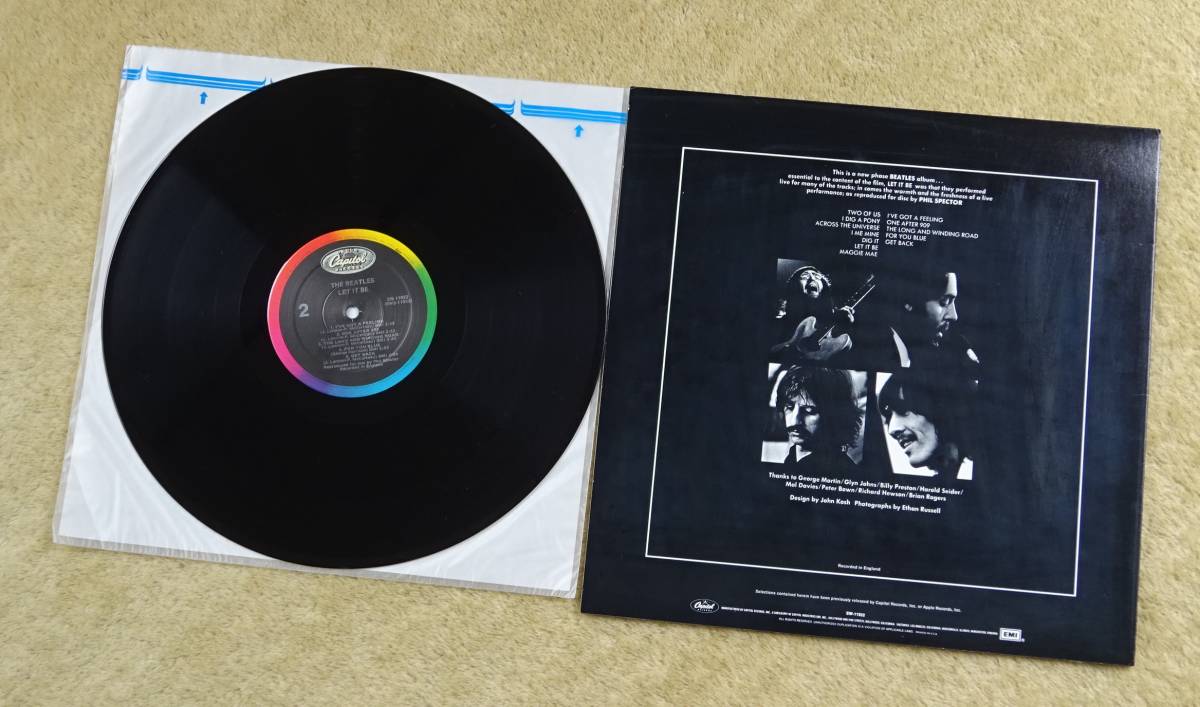 The Beatles /LET IT BE 【LPレコード US盤／虹ラベル】 The Let