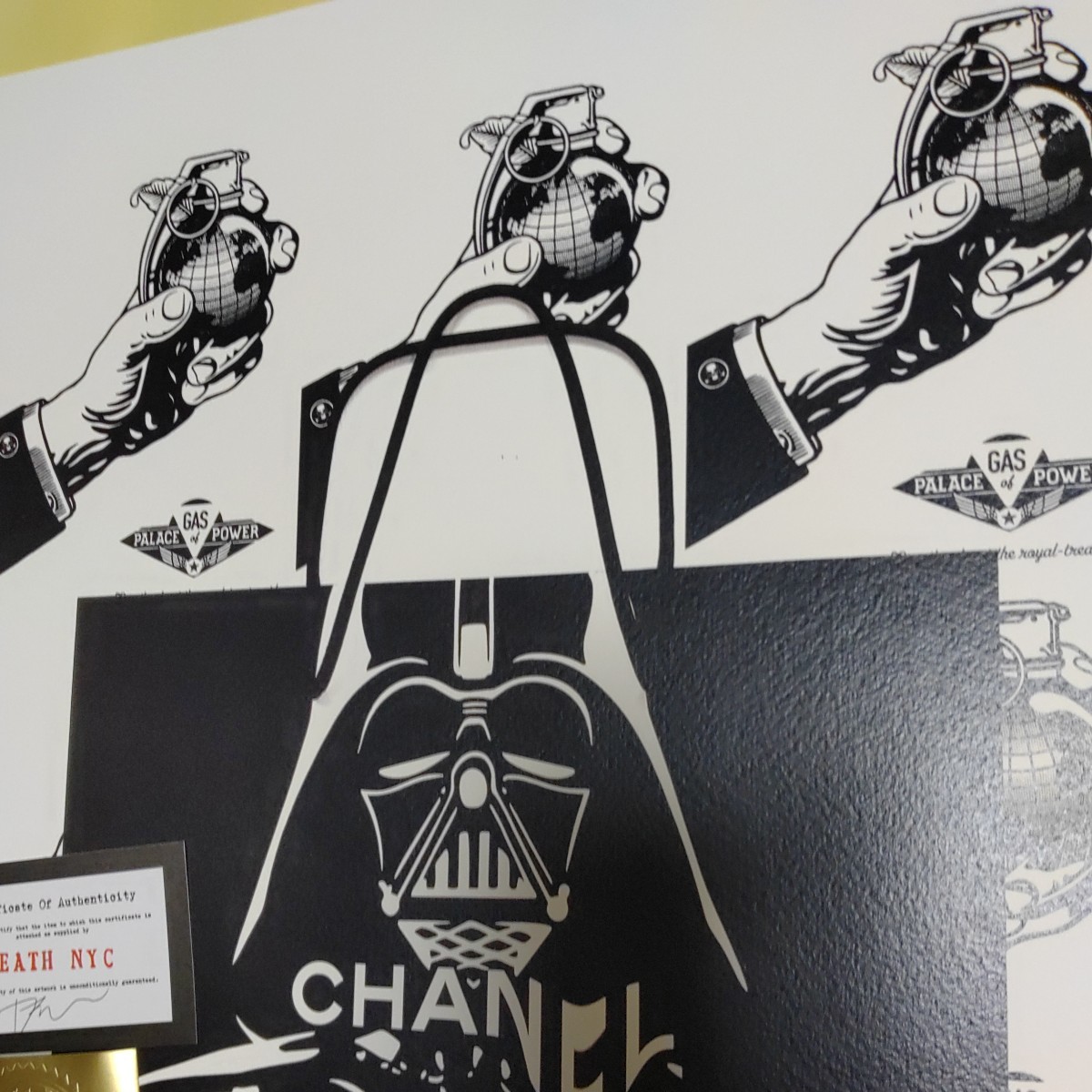 DEATH NYC 世界限定100枚 アートポスター ダース ベイダー STAR WARS 