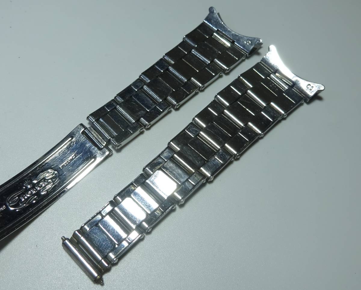 ロレックス純正リベットブレス 7205 FF:60 19mm ビンテージ 1002/1500