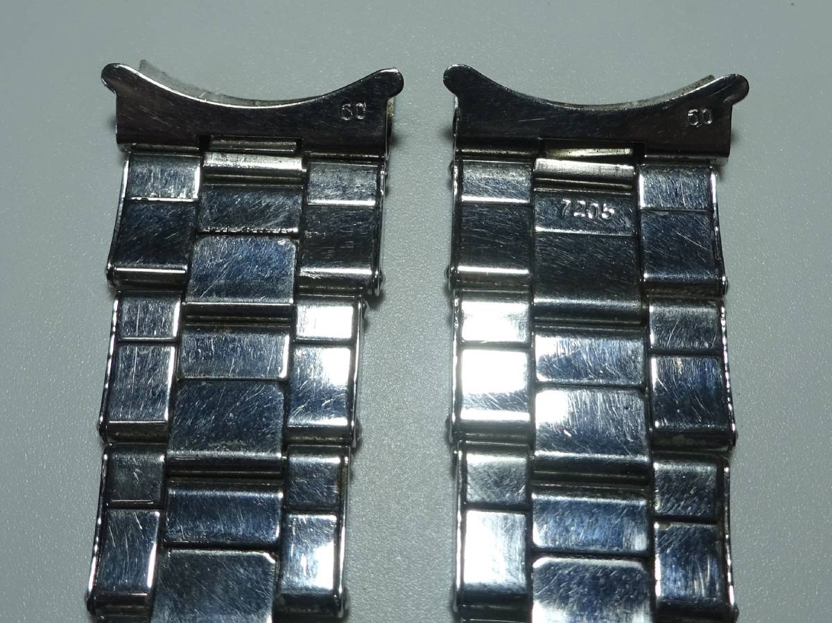 ロレックス純正リベットブレス 7205 FF:60 19mm ビンテージ 1002/1500