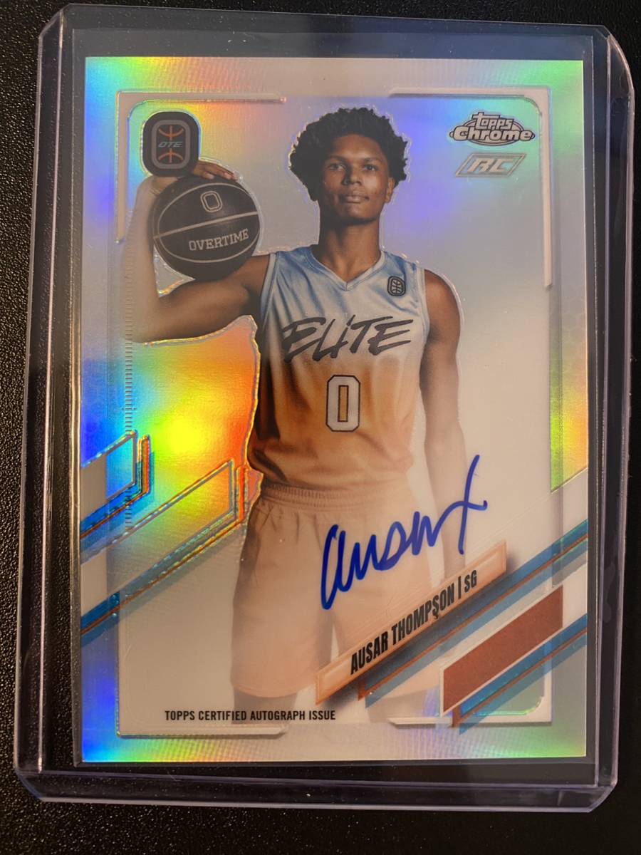 【赤字超特価，新作】 ドラフト5位指名 ピストンズ AUSAR THOMPSON RC オーサートンプソン 2021-22 Topps Chrome Overtime Elite 直書きサイン Auto(その他)｜売買されたオークション情報、yahooの商品情報をアーカイブ公開 - オーク その他