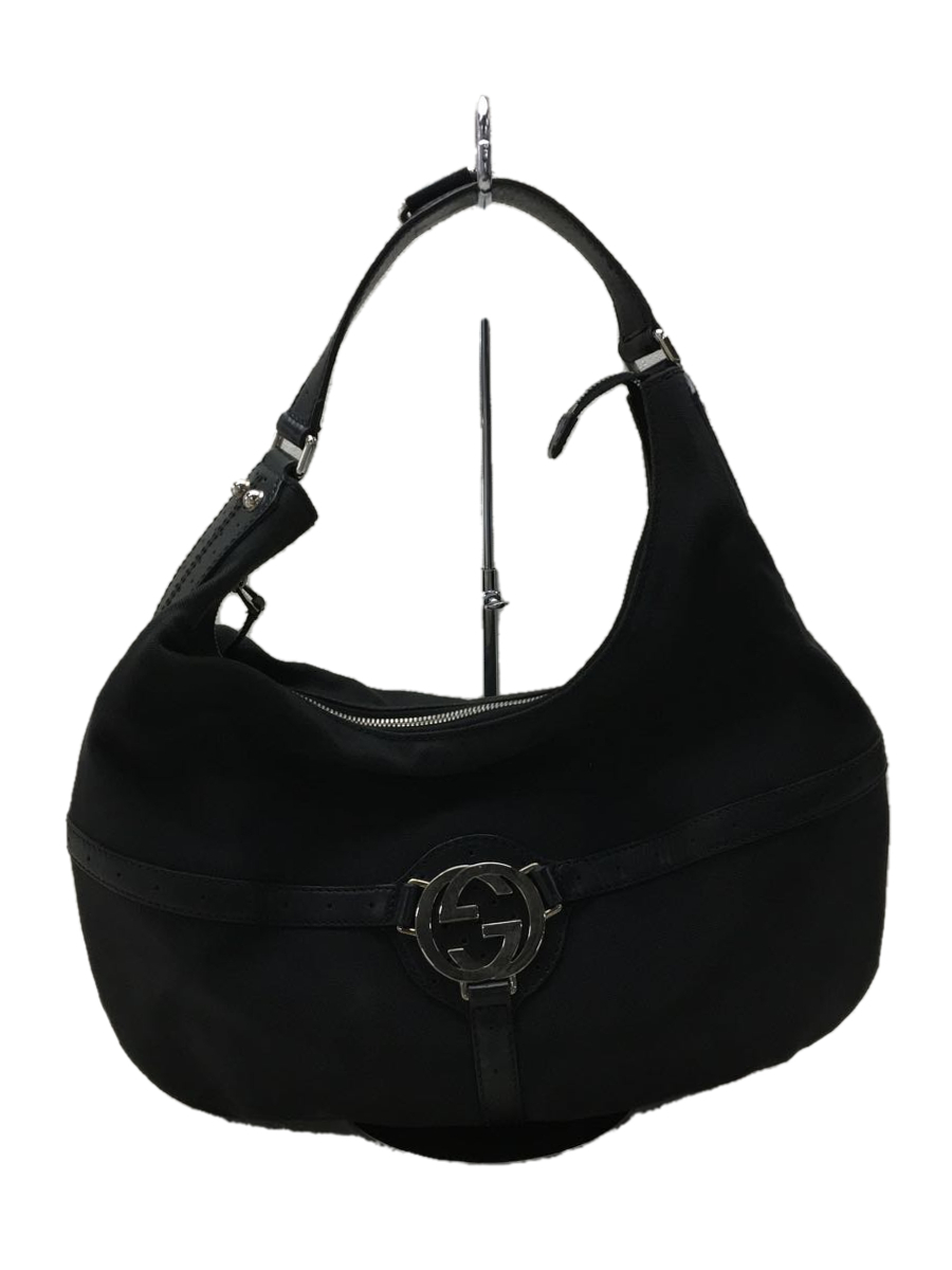 これです！ GUCCI◇ハンドバッグ/キャンバス/BLK/114871 【公式通販】