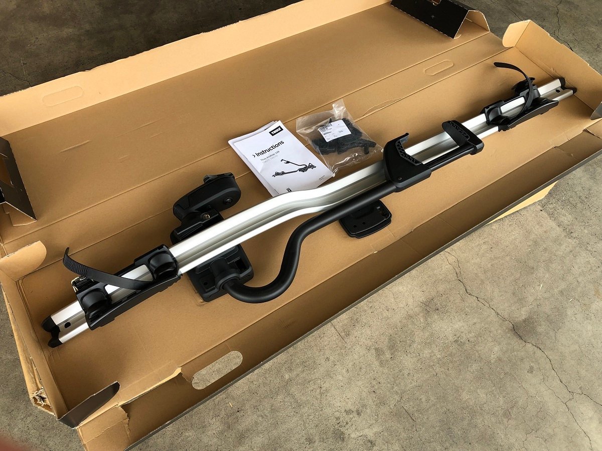 THULE ProRide 598 スーリー プロライド TH598 シルバー ルーフ 