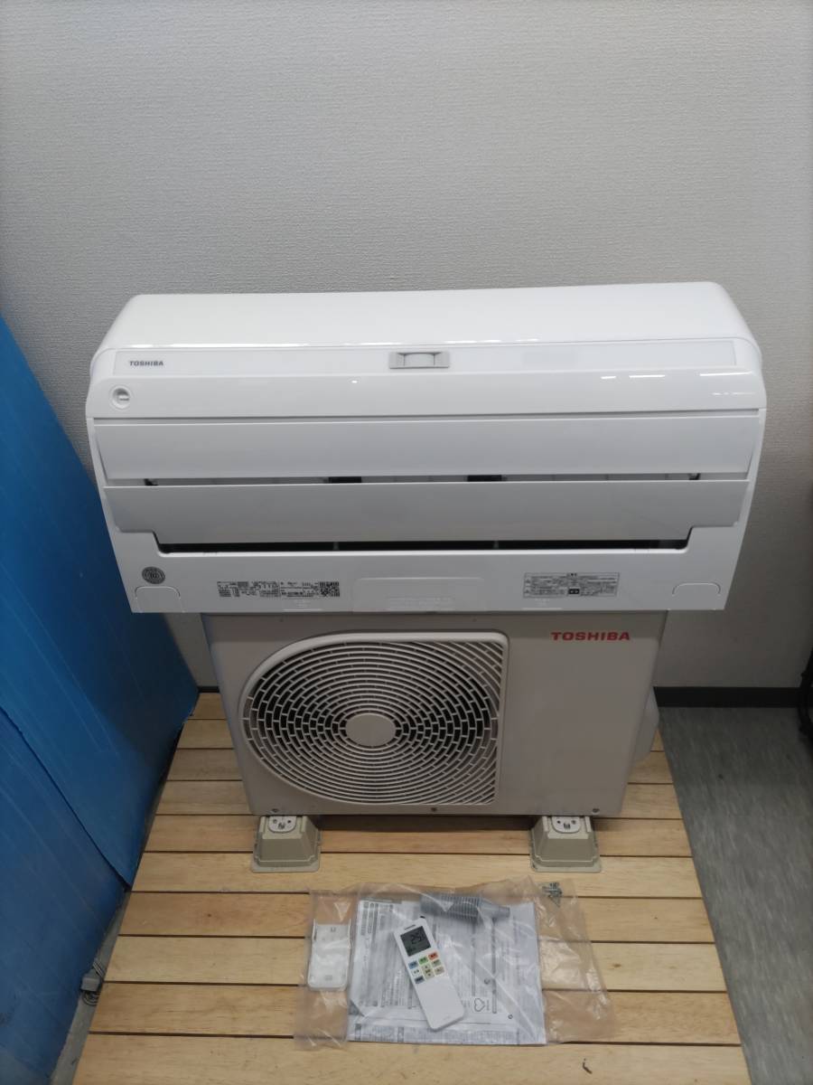 TOSHIBA【RAS-G221RBK】東芝 大清快 無風感冷房 プラズマ空清 フィルター自動おそうじ 無線LAN内蔵 エアコン おもに6畳用 2021年製　④