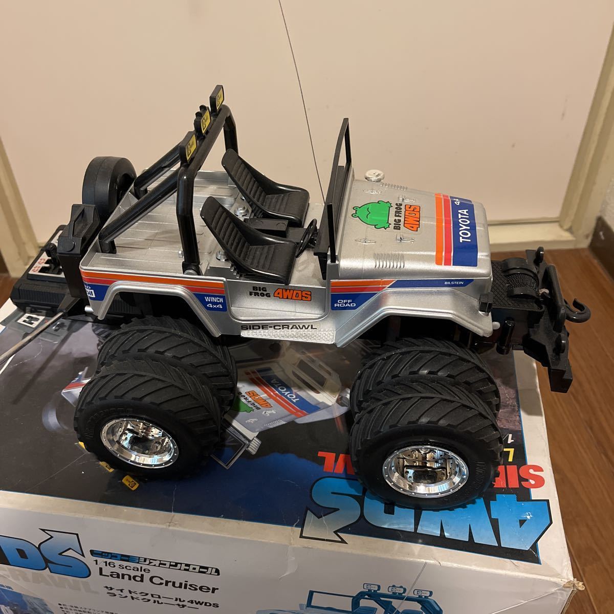 1/16ニッコー 4WD TOYOTA トヨタランドクルーザーラジコン、年代物