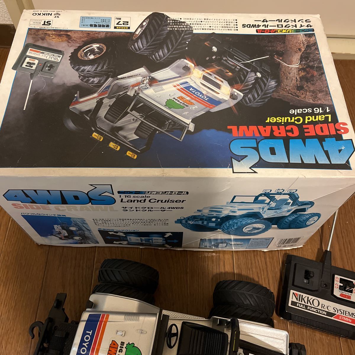 1/16ニッコー 4WD TOYOTA トヨタランドクルーザーラジコン、年代物