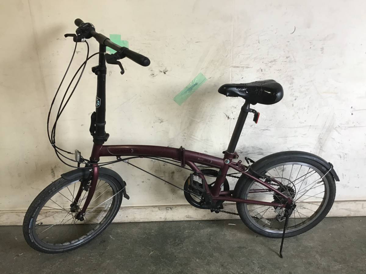 DAHON SUV D6 折りたたみ自転車 レッド ミニベロ