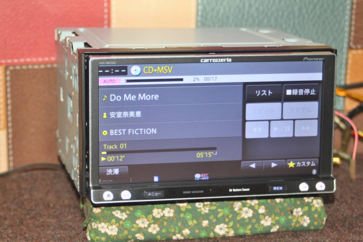 ☆カロッツェリア MRZ009 Bluetooth・DVD・地デジ ☆動作良好 【公式