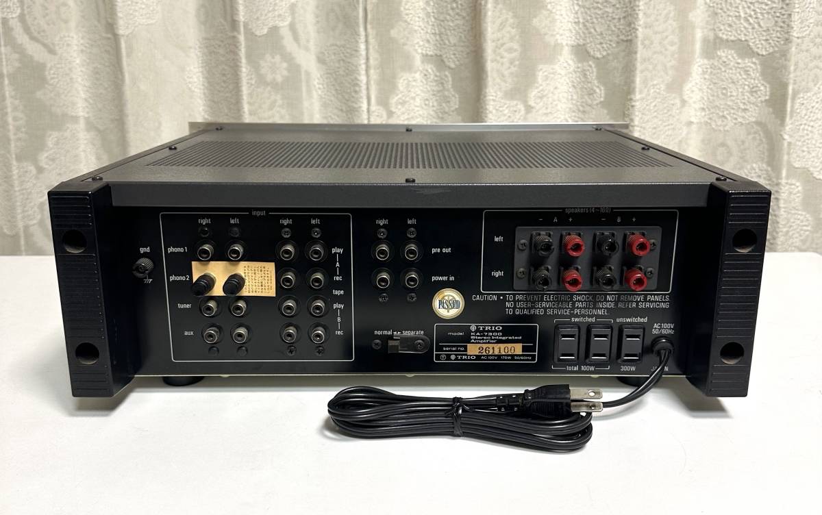 TRIO プリメインアンプ トリオ KA-7300 KA-7300D アンプ KA KA