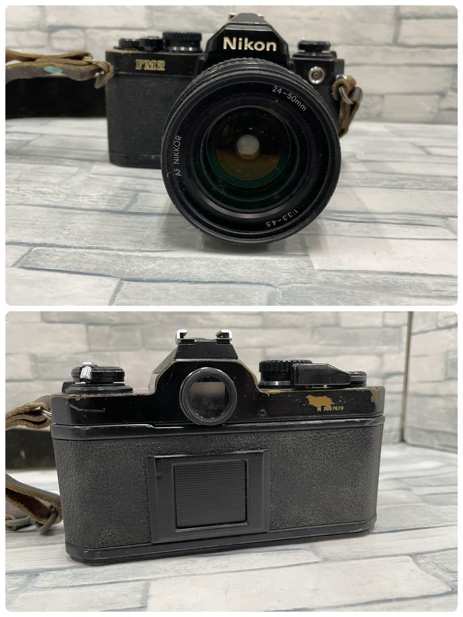 32514.0712Y】中古品☆ジャンク？動作未確認 Nikon FM2 レンズ24