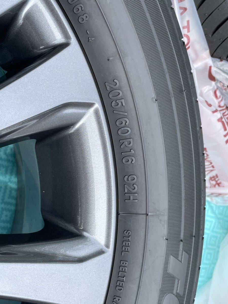 新車外し 90 系 ヴォクシー 純正アルミホイールタイヤセット205/60R16 