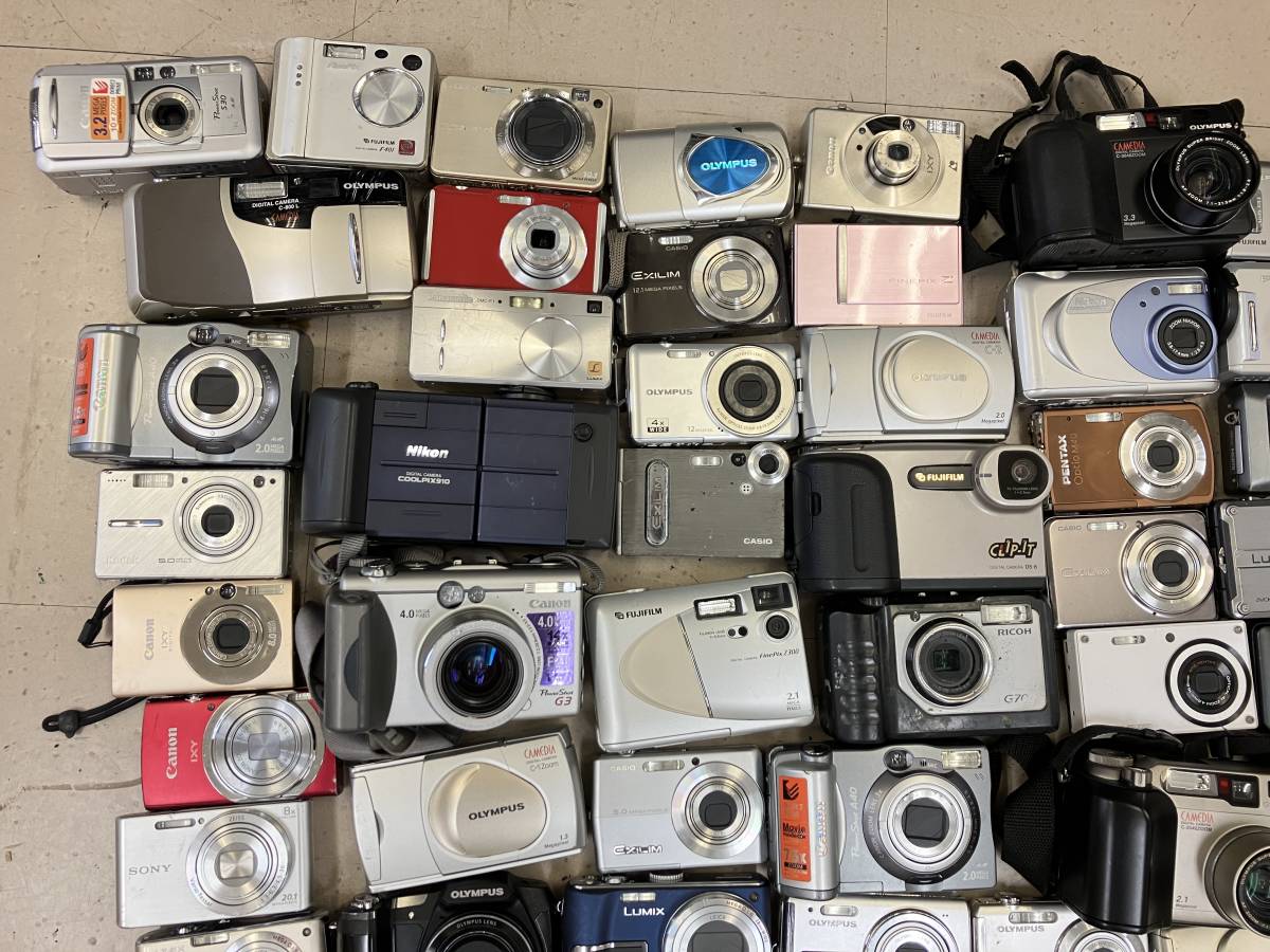 大量約100個 ニコン パナソニック カシオ 等 コンパクトデジタルカメラ