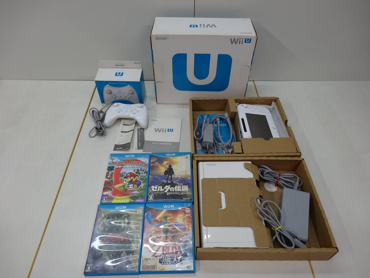 カセットまとめジャンク 14292□Wii U 本体、ソフト4本まとめて 中古 □ 2025年最新Yahoo!