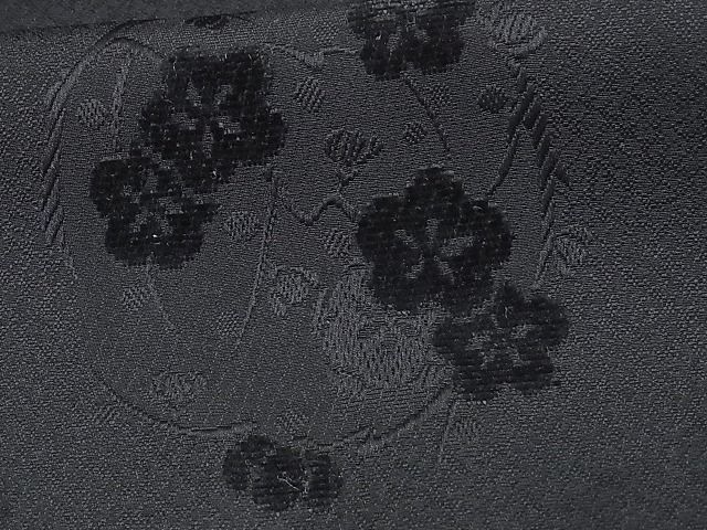 着物屋こころ□羽織 反物 羽尺 花丸文 草木染 丹後ちりめん 輪奈 