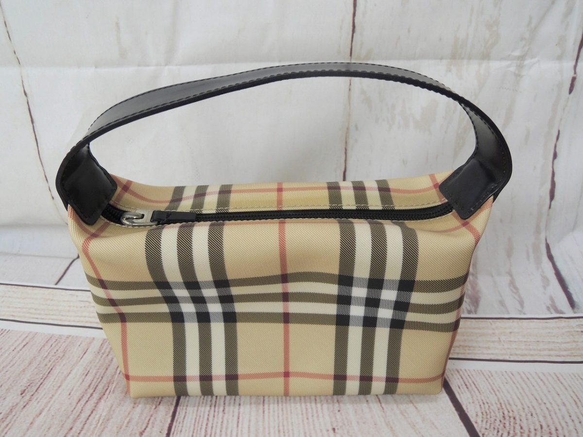 BURBERRY LONDON バーバリーロンドン チェックハンドバッグ ベージュ