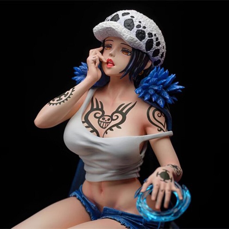 ONE PIECE ワンピース トラファルガー・ロー 女性版 女体化 約26cm PVC