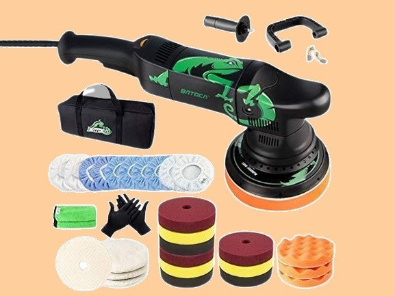 ★1円スタート★BATOCA ポリッシャー ダブルアクションポリッシャー 700 Wサンダー・ポリッシャー バフ 錆落し 艶出し 研磨六段変速 D9459