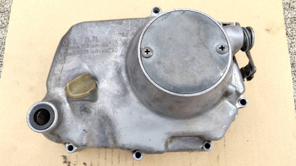 6V 旧 CL50 浮き文字 純正マニュクラッチカバー モンキー シャリー