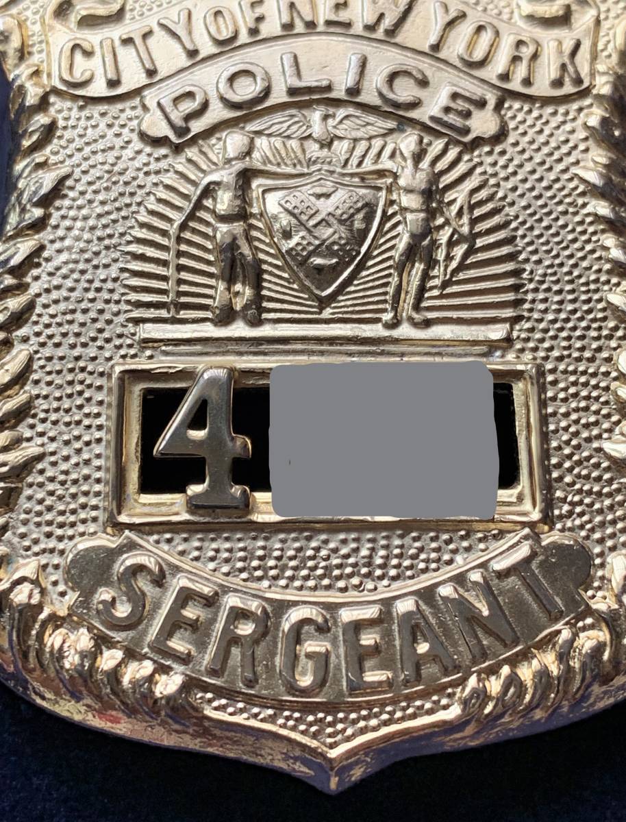 99.アメリカ ポリスバッジ ニューヨーク市警察 DETECTIVE 312 154