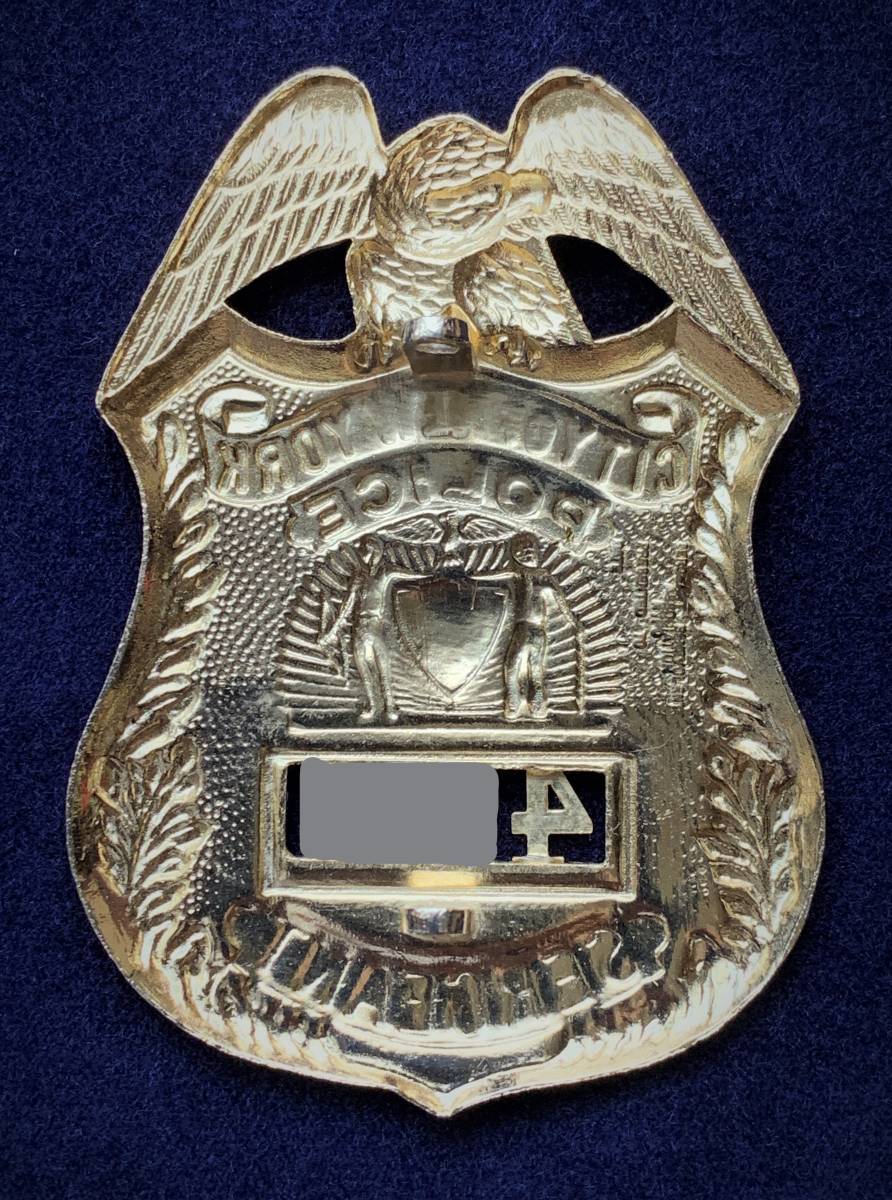 NYPD ニューヨーク市警察 サージェント バッジ(警察グッズ)｜売買され
