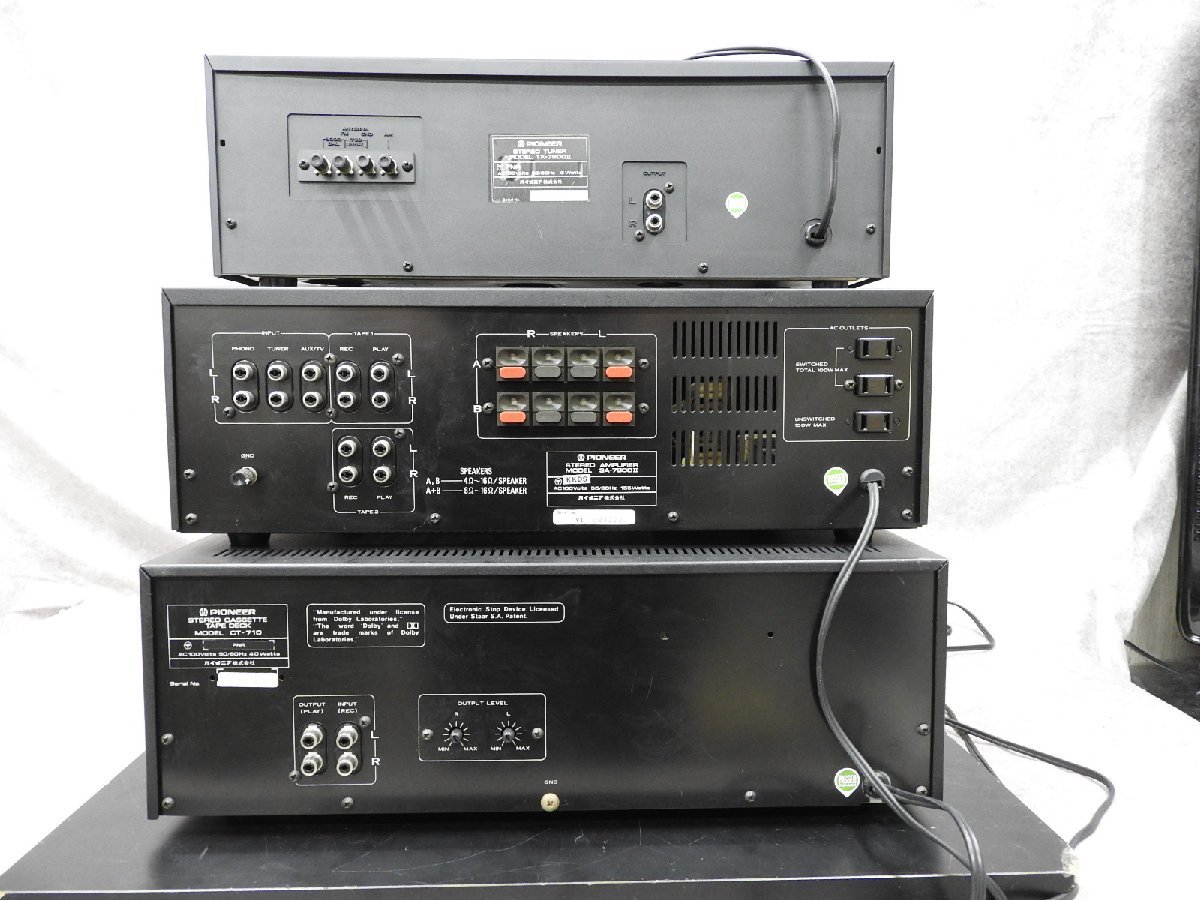 Yahoo!オークション 〇神殿店PIONEER SA-7600Ⅱ⁄TX-7800Ⅱ⁄CT-405⁄PL