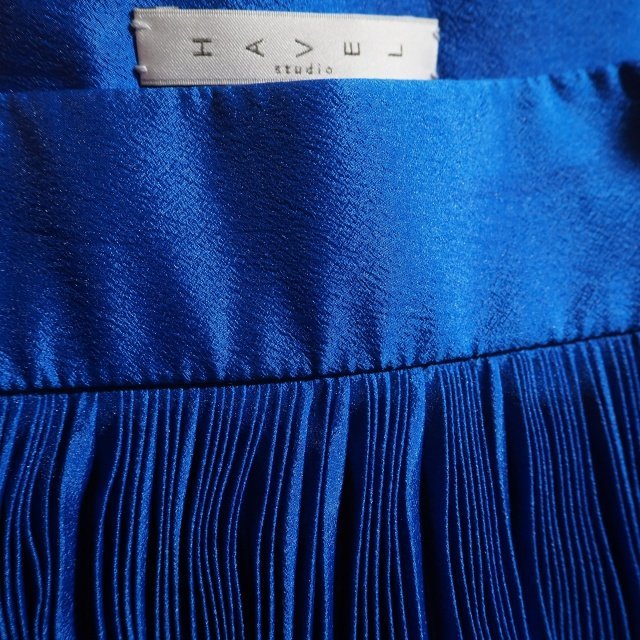 M1704P ▼HAVEL studio ハーヴェルスタジオ アパルトモン▼ 22SS SORBET PLEATED SKIRT サテン プリーツスカート ブルー 36 春夏 rb mks HAVEL studio | 大人のための新ベーシックブランド「ハーヴェル スタジオ」デビュー Havelの通販 M1704P ▼HAVEL studio ハーヴェルスタジオ アパルトモン▼ 22SS SORBET PLEATED SKIRT サテン プリーツスカート ブルー 36 春夏 rb mks HAVEL studio | 大人のための新ベーシックブランド「ハーヴェル スタジオ」デビュー Havelの通販