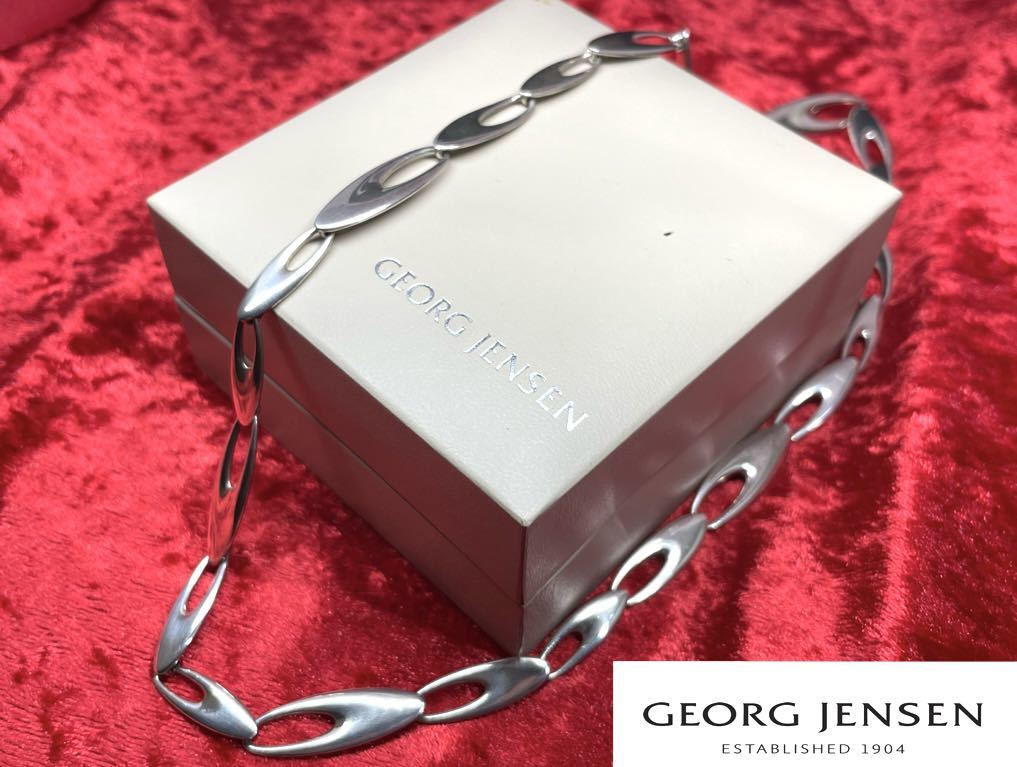 美品 GEORG JENSEN ジョージジェンセン リフレクト ネックレス