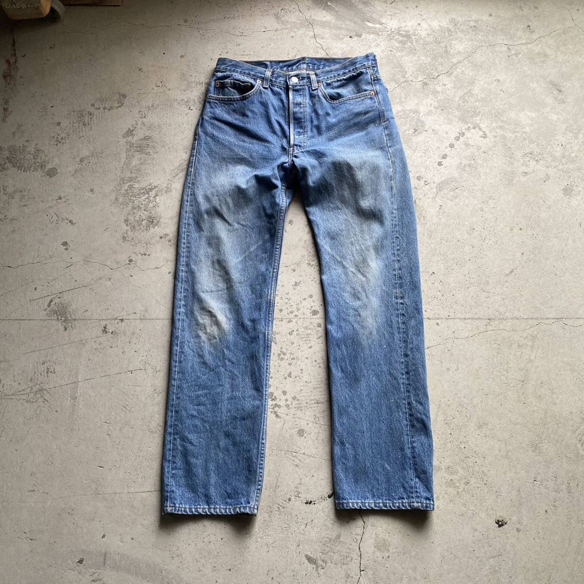 90s USA製 Levi's 501 デニムパンツW33 ボタンフライ リーバイス