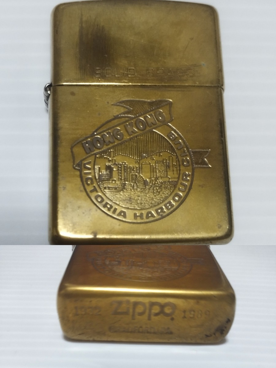 赤字超特価，2025 1円スタート ZIPPO ダブルスタンプ 1932-1989 HONG KONG VICTORIA HARBOUR CLUB 真鍮 ゴールドカラー(その他)｜売買されたオークション情報、yahooの商品情報をアーカイブ公開 - オークファン Zippo