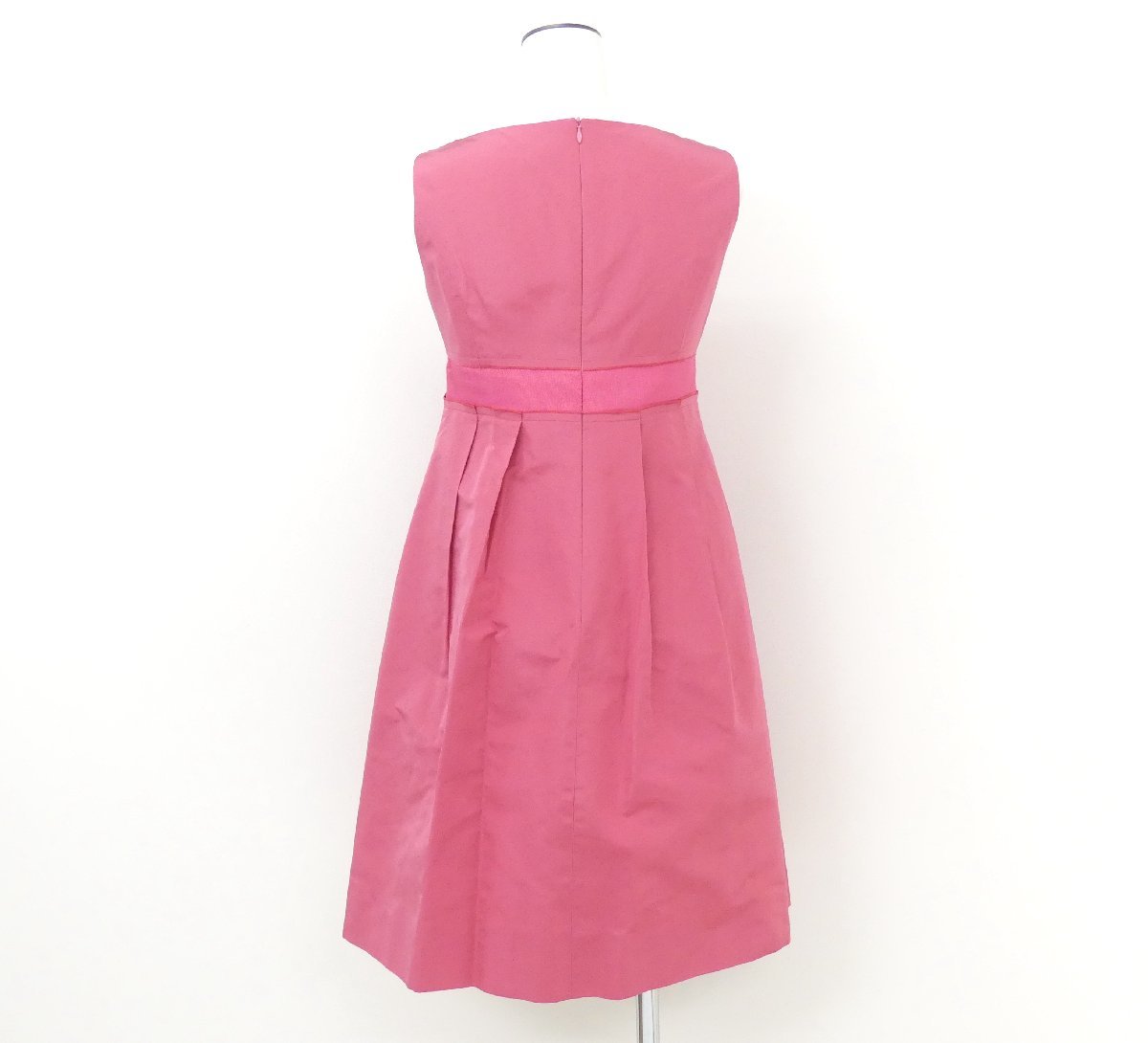 FOXEYNEWYORK 美品 フォクシー フレアワンピース ピンク 40 FOXEY フォクシー 0 シルクグログラン - コンパクトコート オペラ