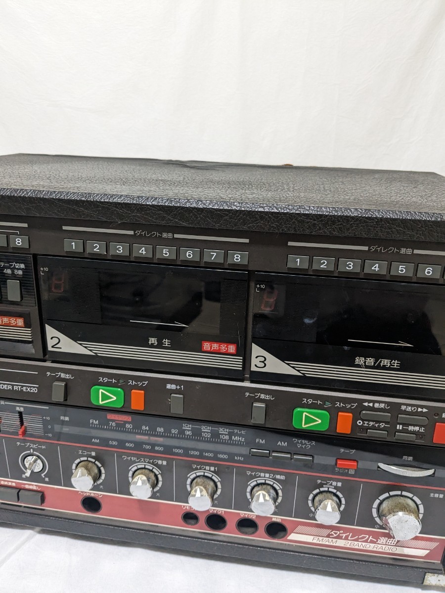 簡易 TOSHIBA 東芝 8トラックテーププレーヤー/カセットレコーダー RT