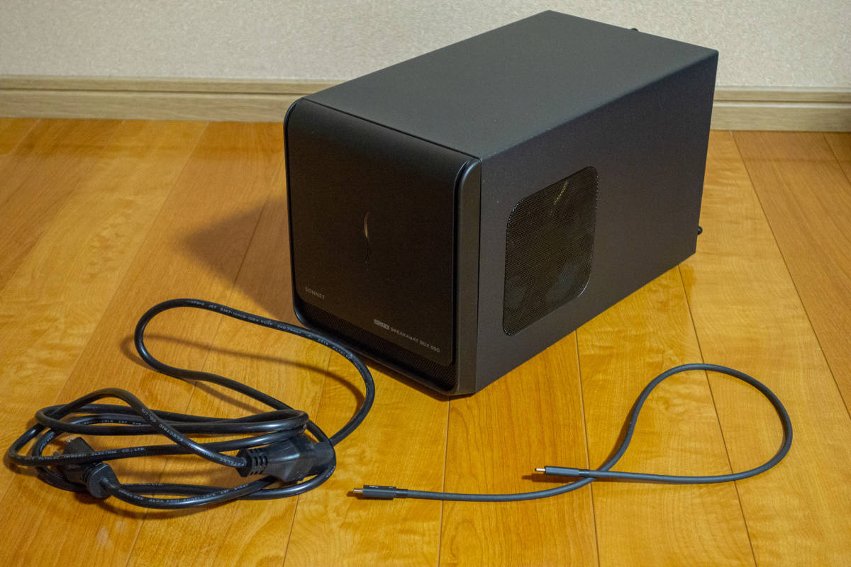 Sonnet eGFX Breakaway Box 550 GPU-550W-TB3 通電のみ確認(周辺機器