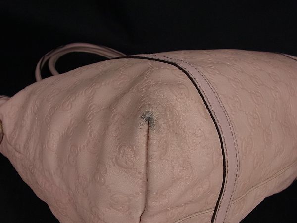 1円 GUCCI グッチ 197953 グッチシマ GG柄 レザー ハンドバッグ 
