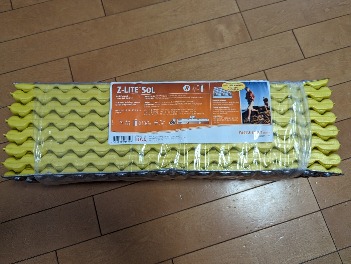 Z Lite Sleeping | Pad SOL Thermarest - サーマレスト Sol ⁄ ソル