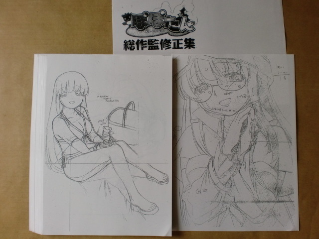 人気定番，新作 ぽぽたん スタッフ用総作監修正集 検索 セル画(原画、設定資料集)｜売買されたオークション情報、yahooの商品情報をアーカイブ公開 - オークファン 原画、設定資料集