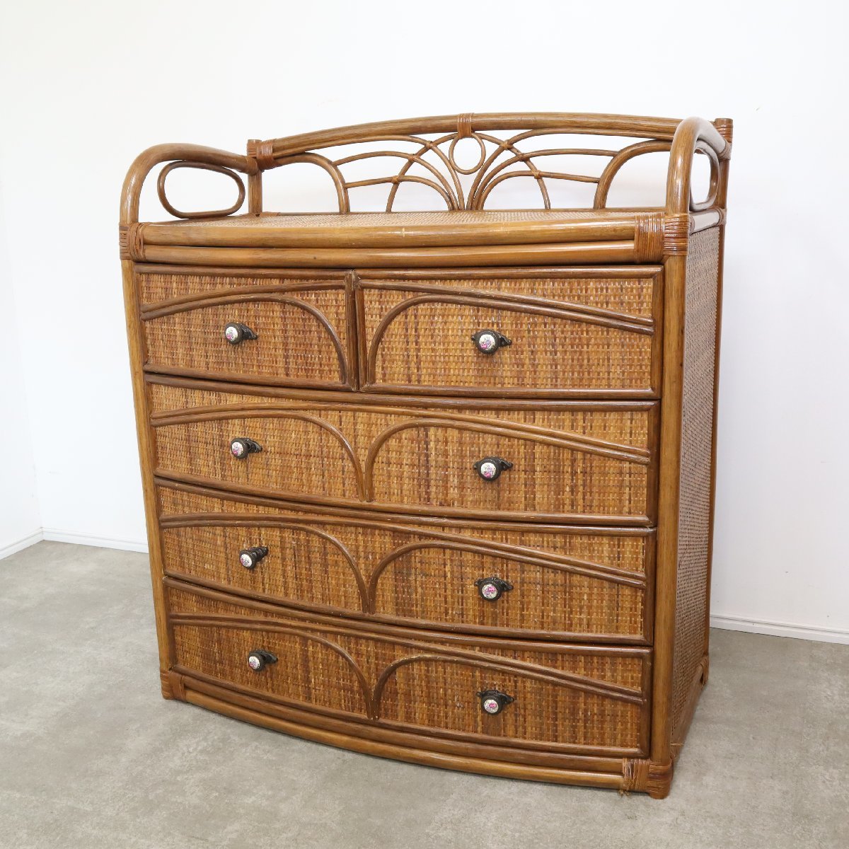 T2868☆美品☆横浜ダニエル☆元町家具☆チェスト☆最高級☆クラシック