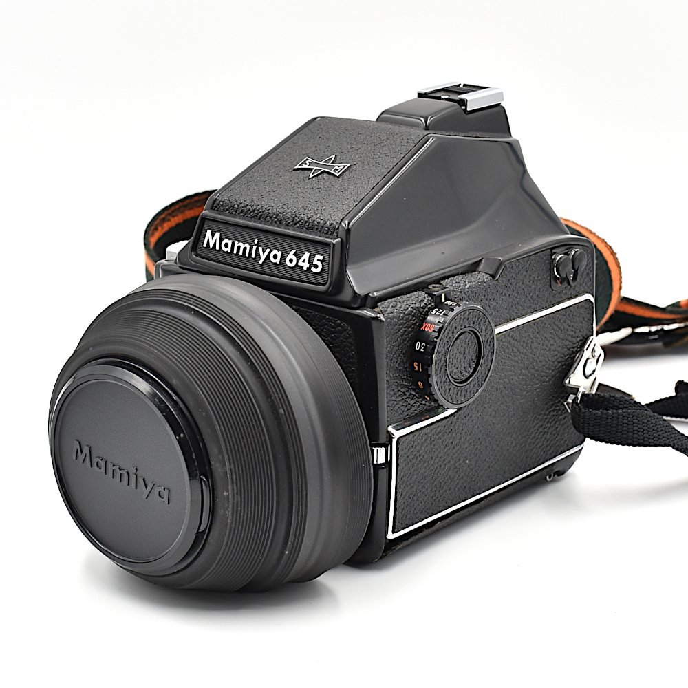 フィルムカメラ Mamiya M645 SEKOR C 1:2.8 80mm マミヤ 645 MAMIYA-SEKOR C 1:2.8 f=80cm 中判フィルムカメラ ブラック