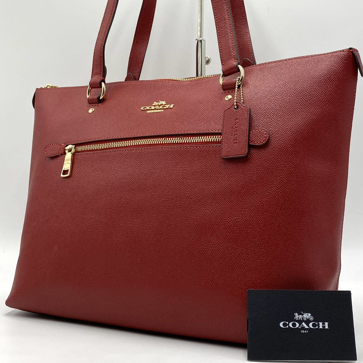 1円～【入手困難品】定価10万円 コーチ COACH トートバッグ ビジネス 